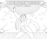 Printable donald trump Saturday Night Fever coloring pages